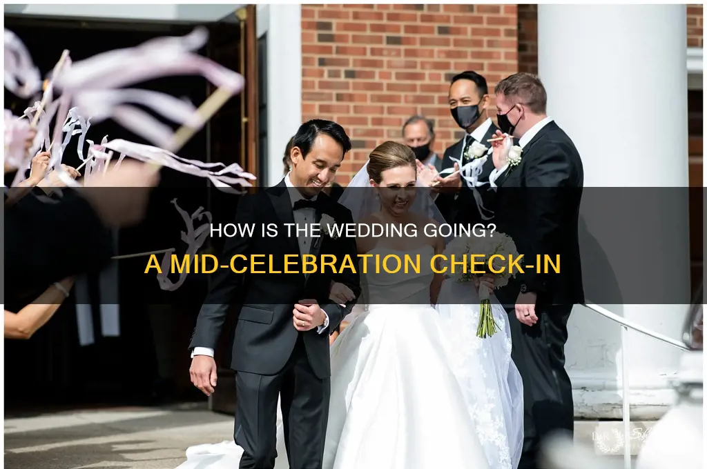 how is the wedding going