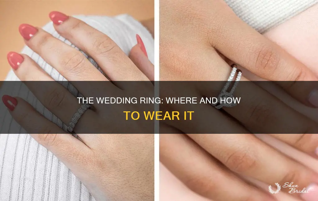 how is the wedding ring worn