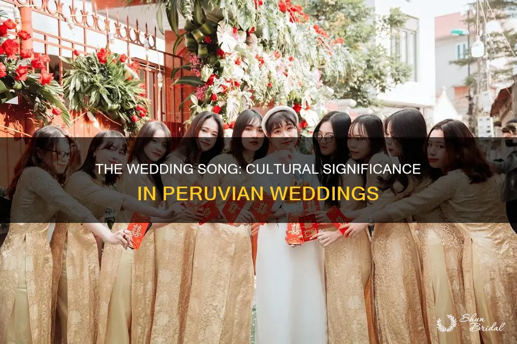how is the wedding song relevant to peru