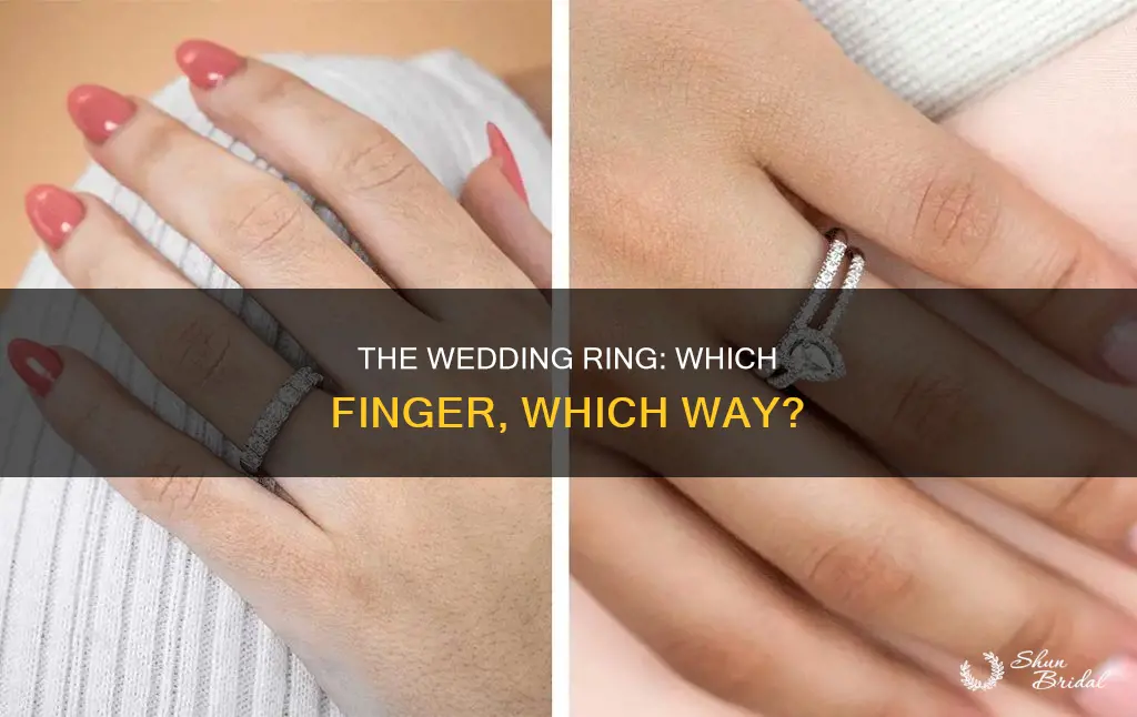 how isyour wedding ring suppose to go on