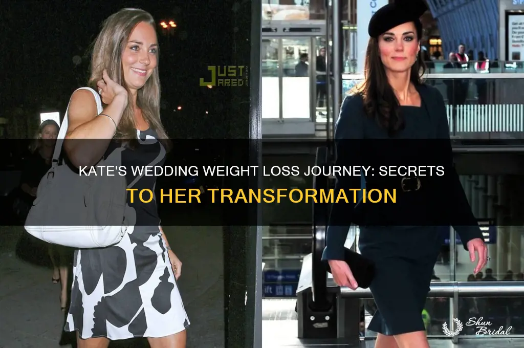 how kate lost weight for wedding