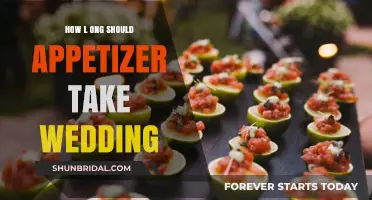 Timing Your Wedding Appetizers: Ideal Duration for a Perfect Celebration