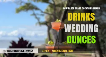 Elegant Wedding Cocktail Ideas: Perfect Large Glass Mixed Drinks in Ounces