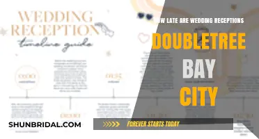Wedding Receptions at DoubleTree Bay City: How Late?