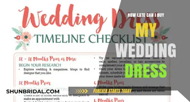 The Perfect Time to Buy Your Wedding Dress
