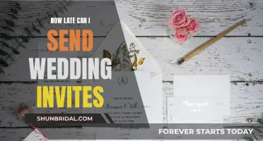 When to Send Out Wedding Invitations