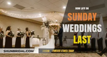 Sunday Wedding Timings: How Late Can Your Celebration Last?