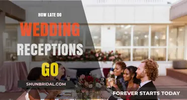 How Late Do Wedding Receptions Typically Last? A Guide