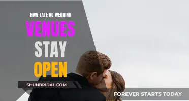 Wedding Venues: What Time Do They Close?