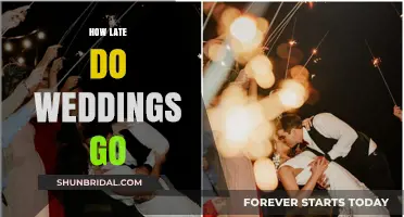 How Late Do Weddings Typically Go? A Timing Guide