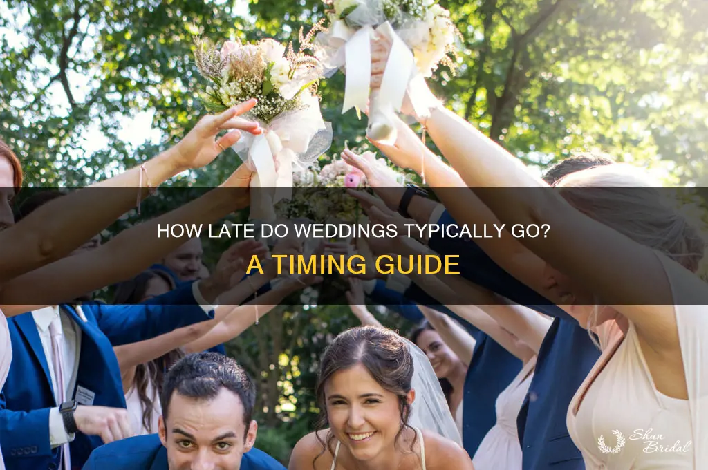 how late do weddings go