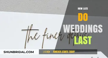 How Late Do Weddings Typically Last? A Comprehensive Guide
