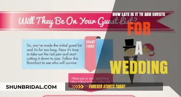 Is It Too Late to Add Wedding Guests? Timing Tips