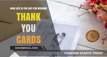 When Are Wedding Thank You Cards Too Late? Etiquette Guide