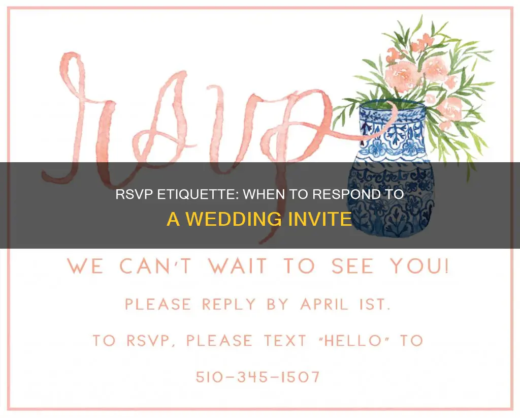 how late is too late to rsvp for a wedding
