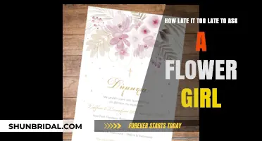 Is It Ever Too Late to Invite a Flower Girl?