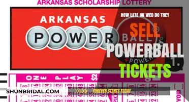 When Do Powerball Ticket Sales End on Wednesdays?