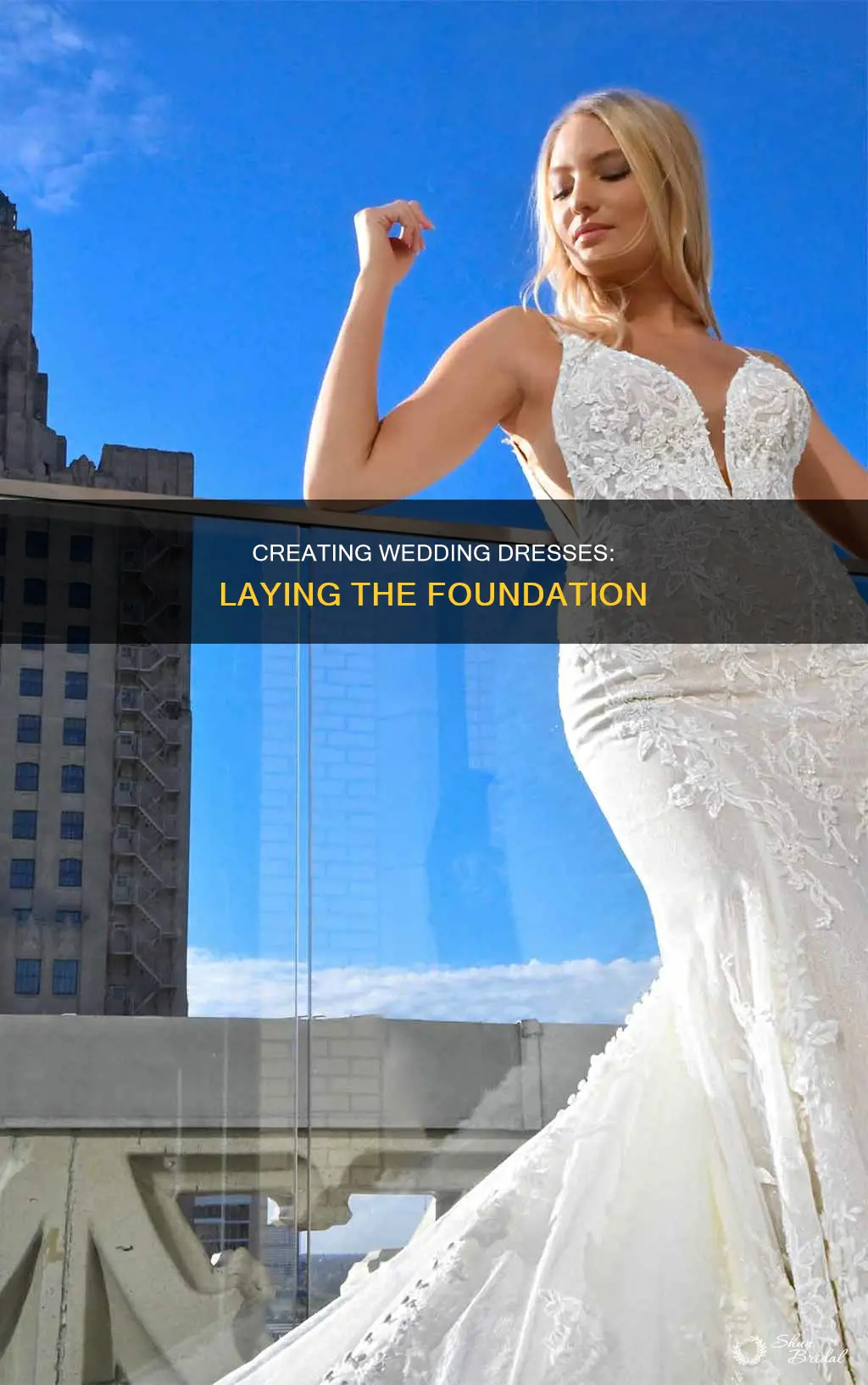 how lay cases are made for wedding dresses