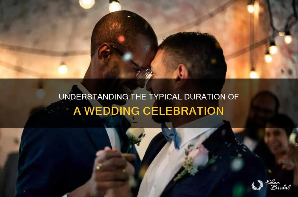 how ling is a wedding