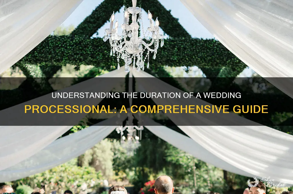 how ling is wedding processional
