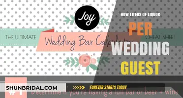 Liquor Planning Guide: Optimal Liters Per Wedding Guest Calculation