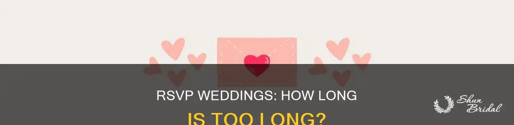 how llong should we allow for rsvp weddings