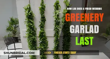 Fresh Wedding Greenery Garland Lifespan: Tips for Long-Lasting Decor