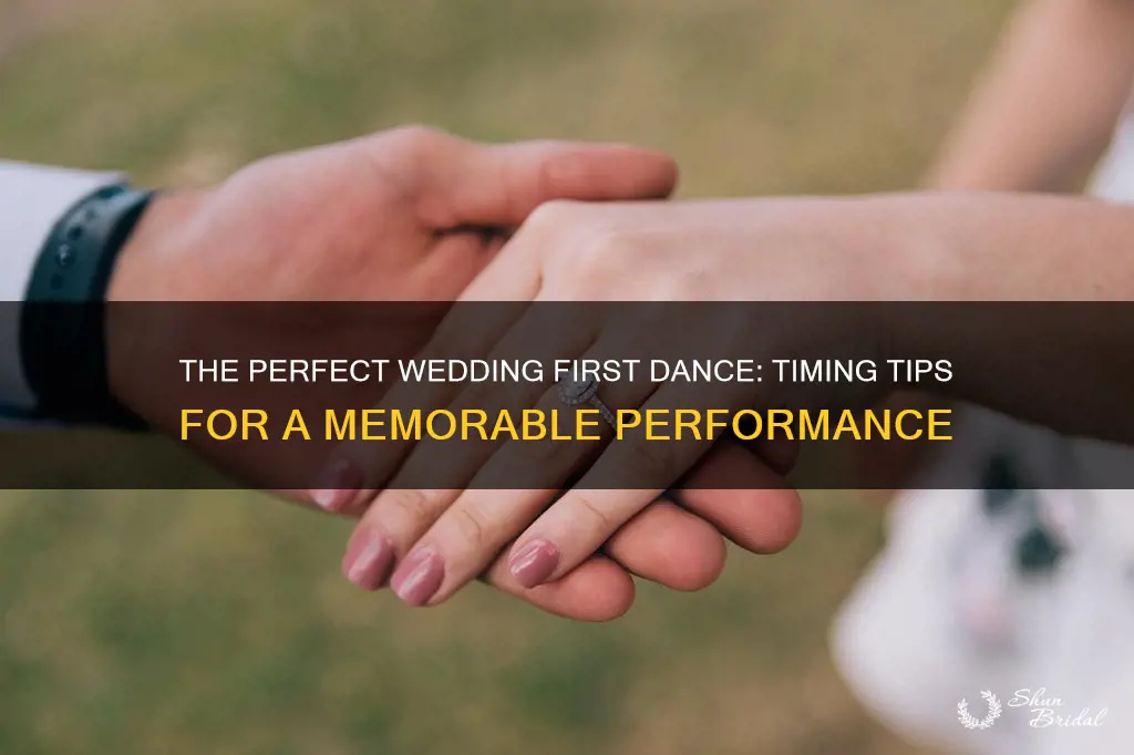 how long a wedding first dance