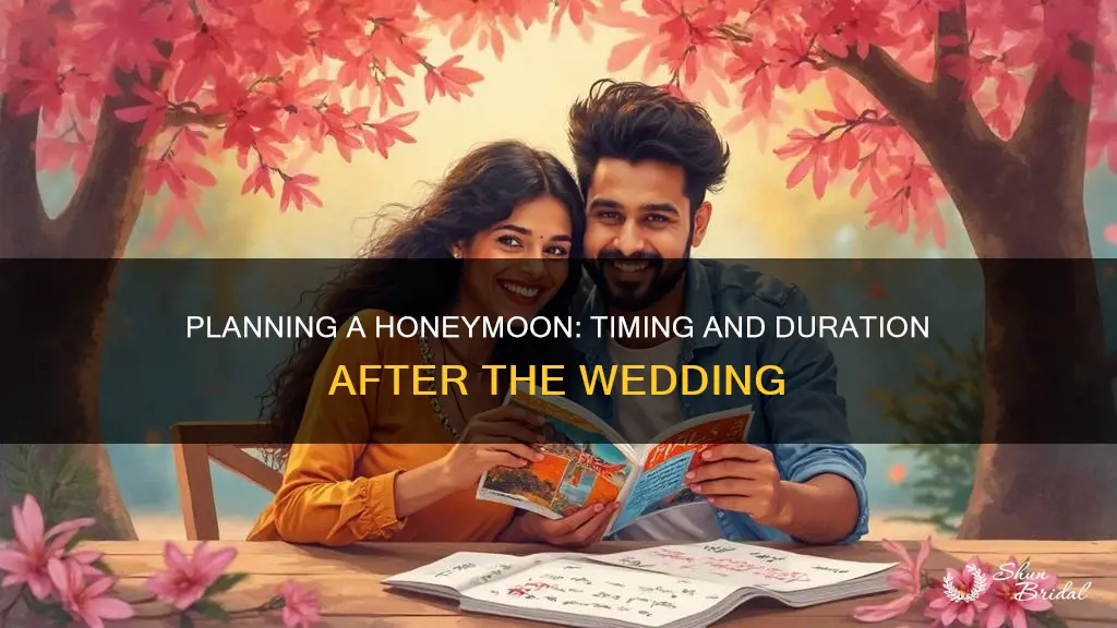 how long after a wedding is the honeymoon