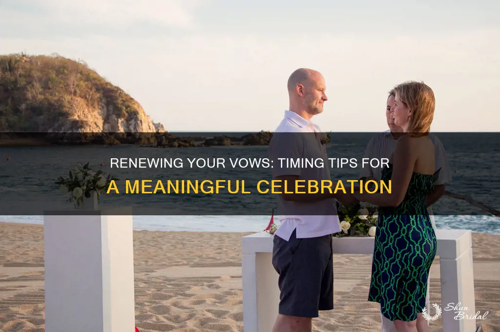 how long after do you renew your vows