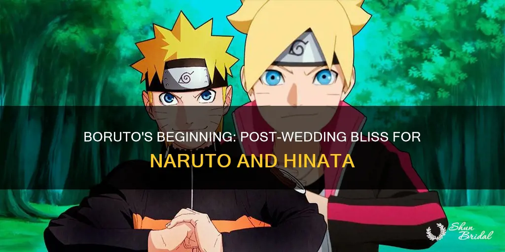 how long after hinata and naruto wedding does boruto start