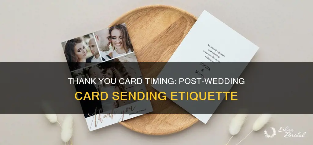 how long after q wedding send thank you cards