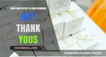 Timely Gratitude: When to Send Wedding Gift Thank You Notes