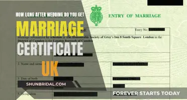 When to Expect Your UK Marriage Certificate