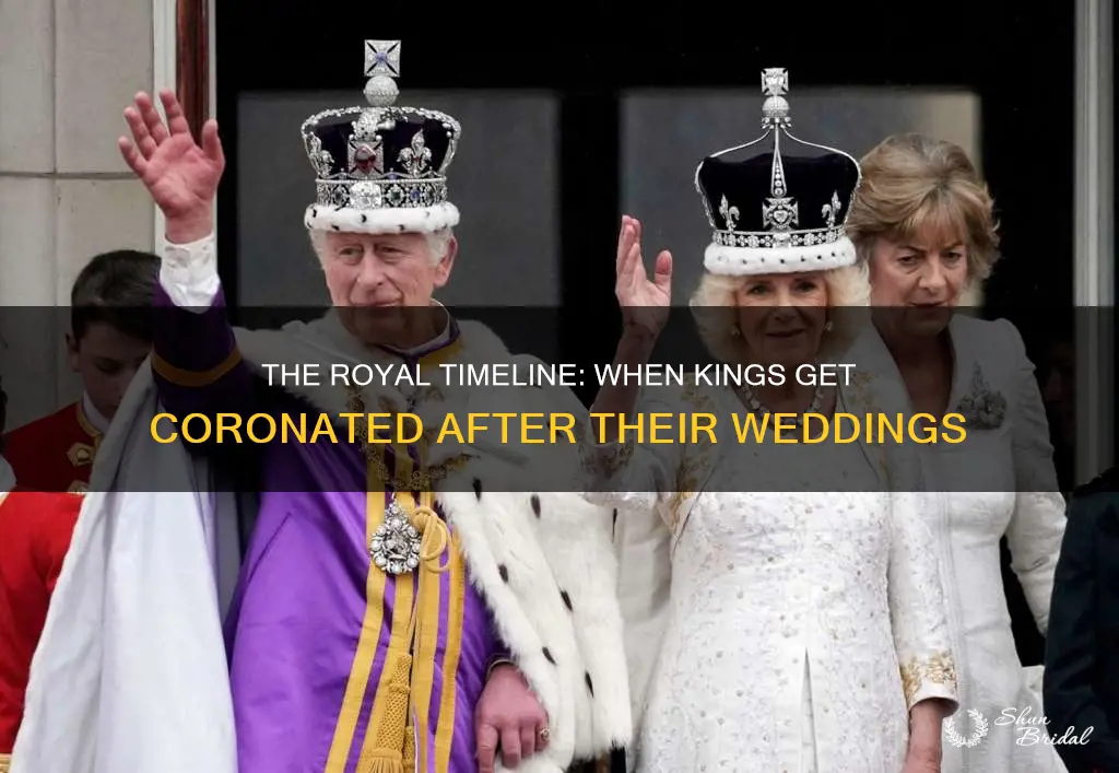 how long after wedding does king get coronated