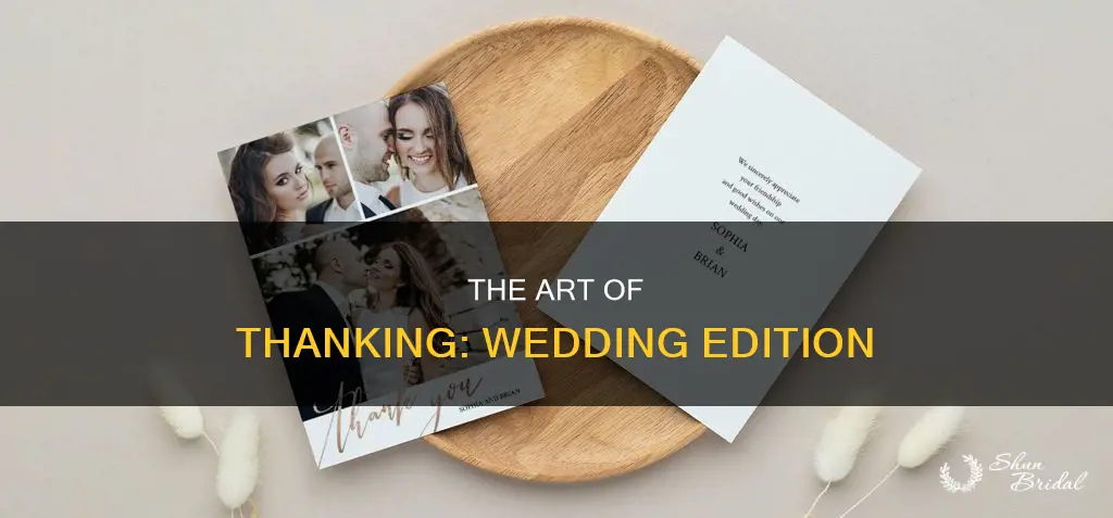 how long after wedding reception thank you notes