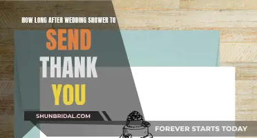 Showers and Gratitude: Thank You Timing Etiquette