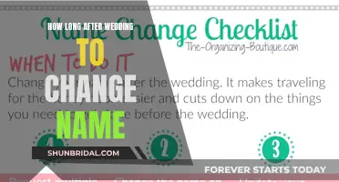 The Newlywed Name Change: Timing and Procedure Explained