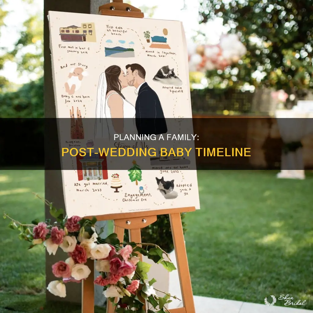 how long after wedding to have a baby