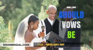 Perfect Wedding Vows: Ideal Length for Meaningful and Memorable Promises