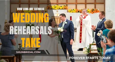 Understanding the Duration of Catholic Wedding Rehearsals: A Guide for Couples