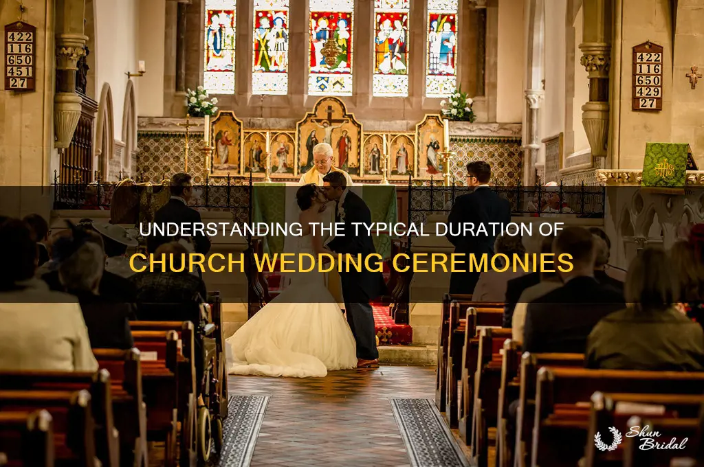 how long are church wedding ceremonies