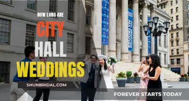 A Quick Wedding at City Hall: How Long Does It Last?
