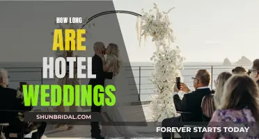 Hotel Wedding Celebrations: How Long Do They Last?
