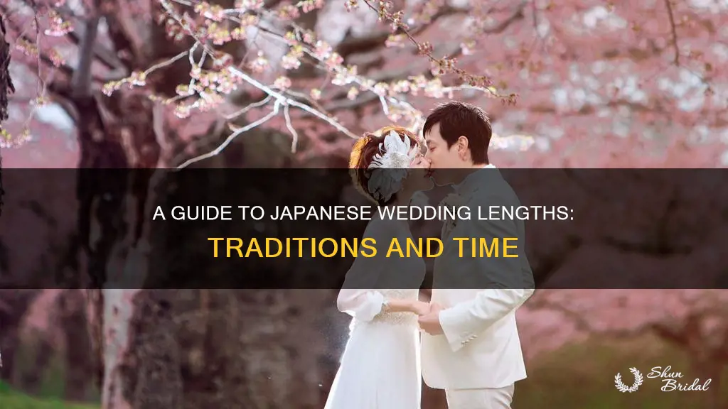 how long are japanese weddings