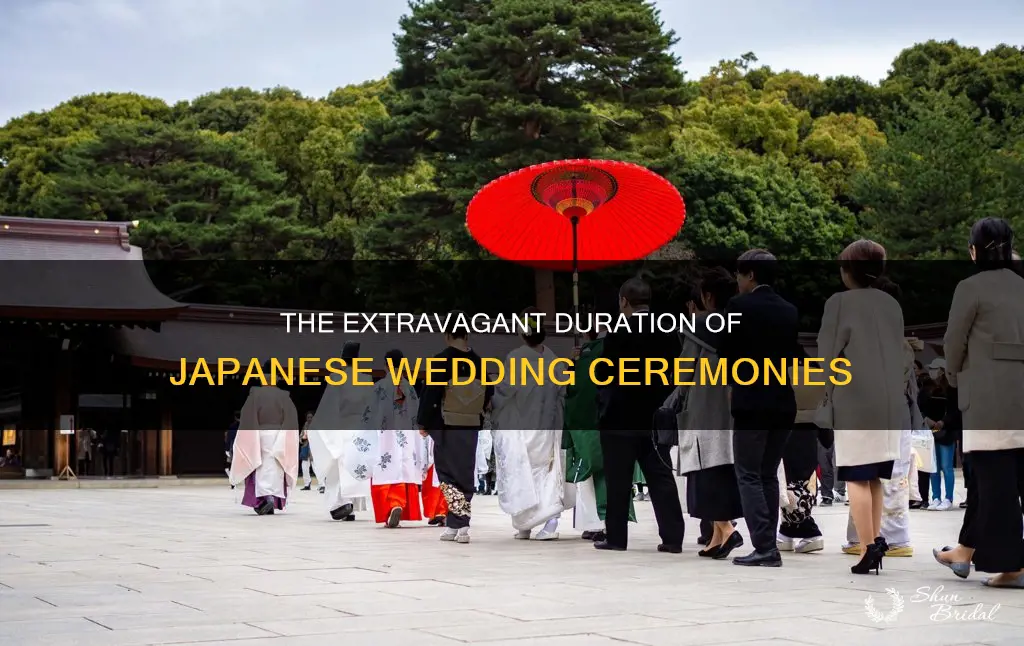 how long are japanese weddings