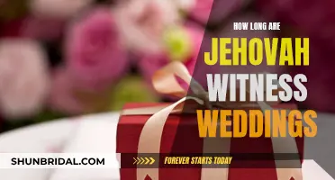 Jehovah's Witness Weddings: Duration and Traditions Explained