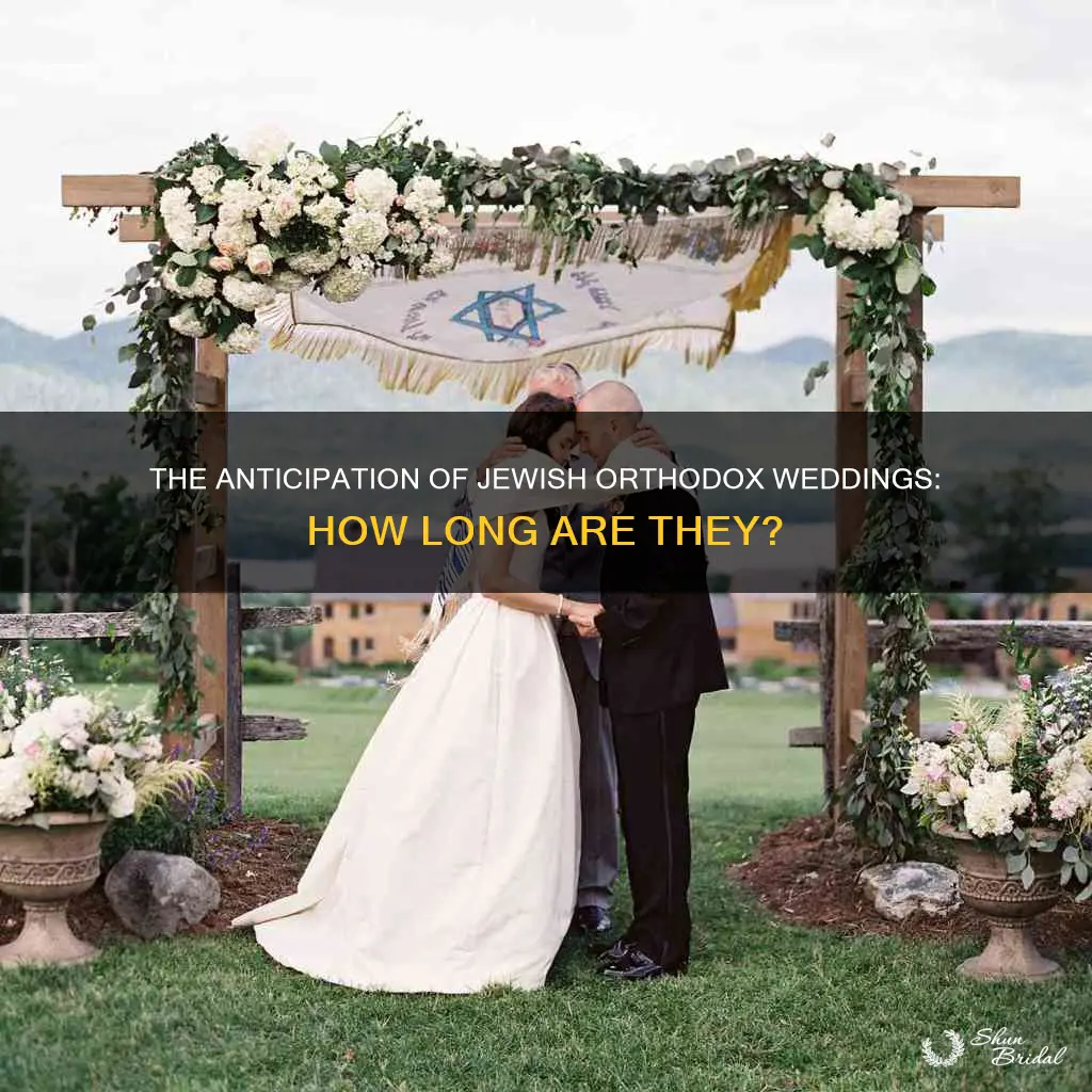 how long are jewish orthodox weddings