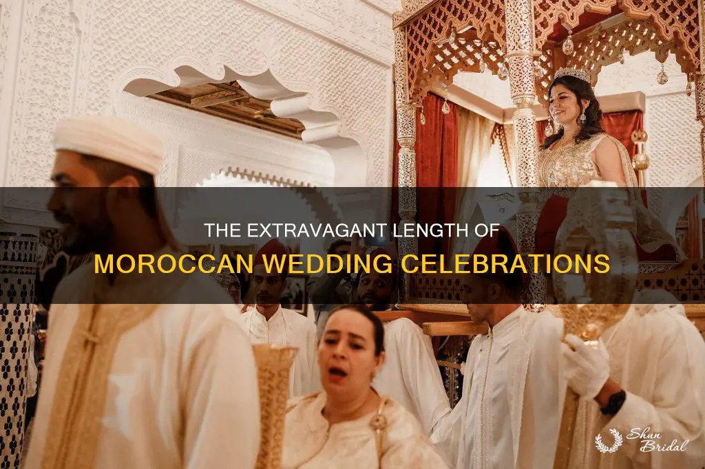 how long are moroccan wedding