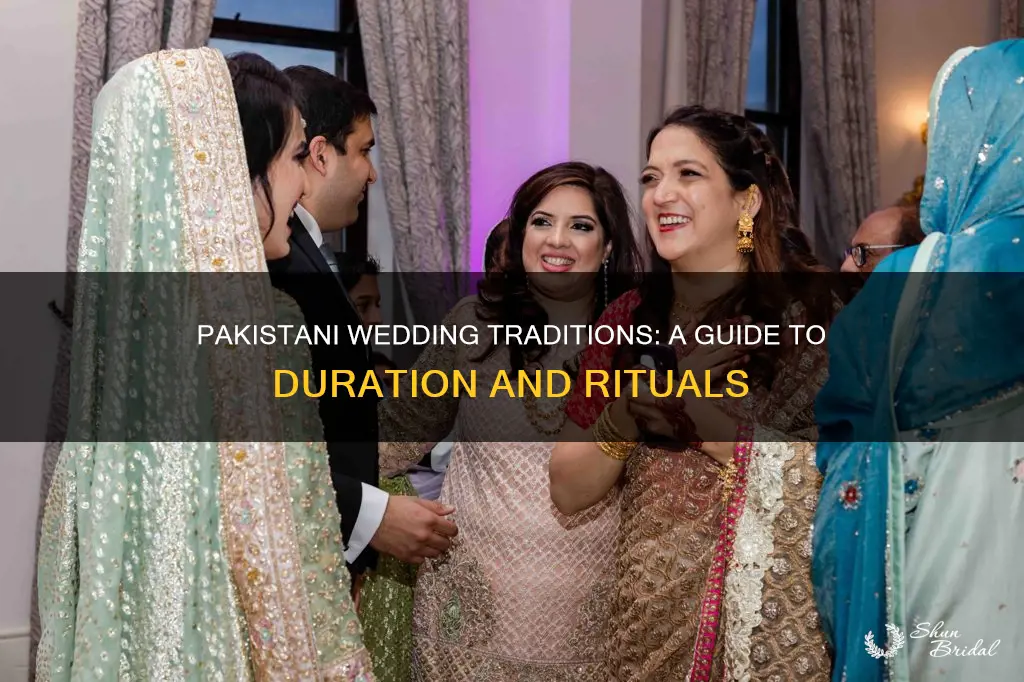 how long are pakistani weddings